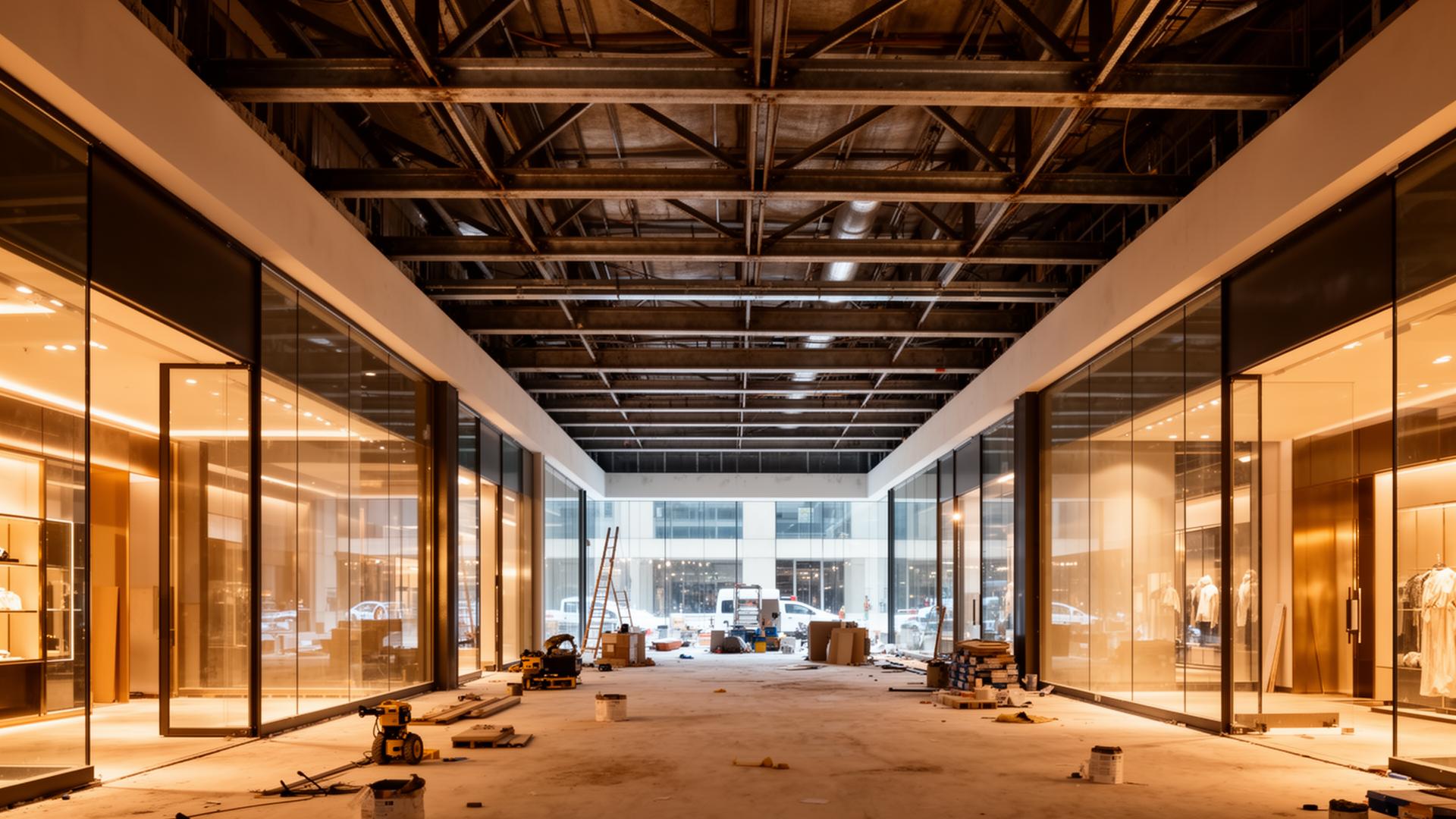 Commercial construction project